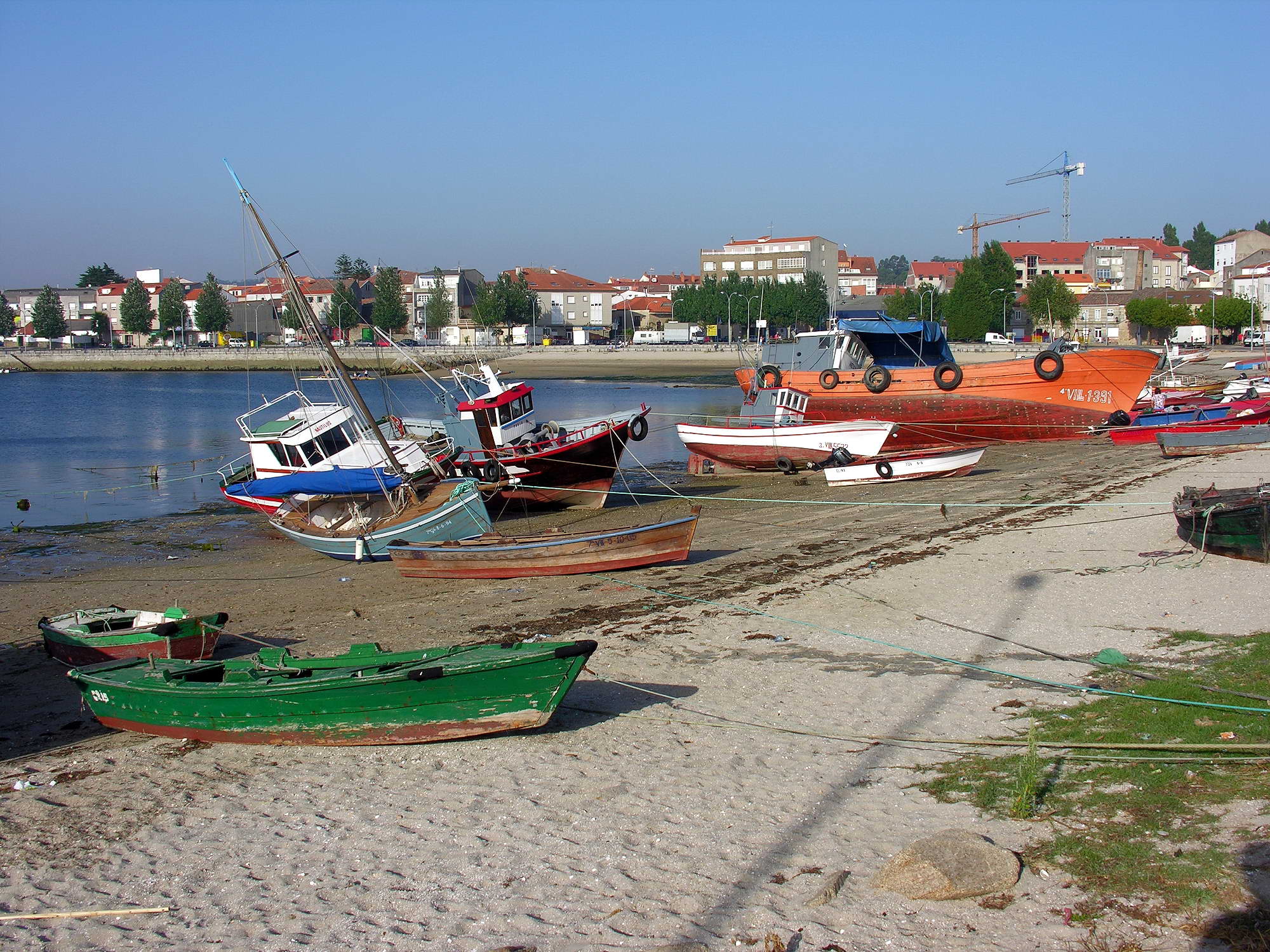 Fisherman's boats at Cambados